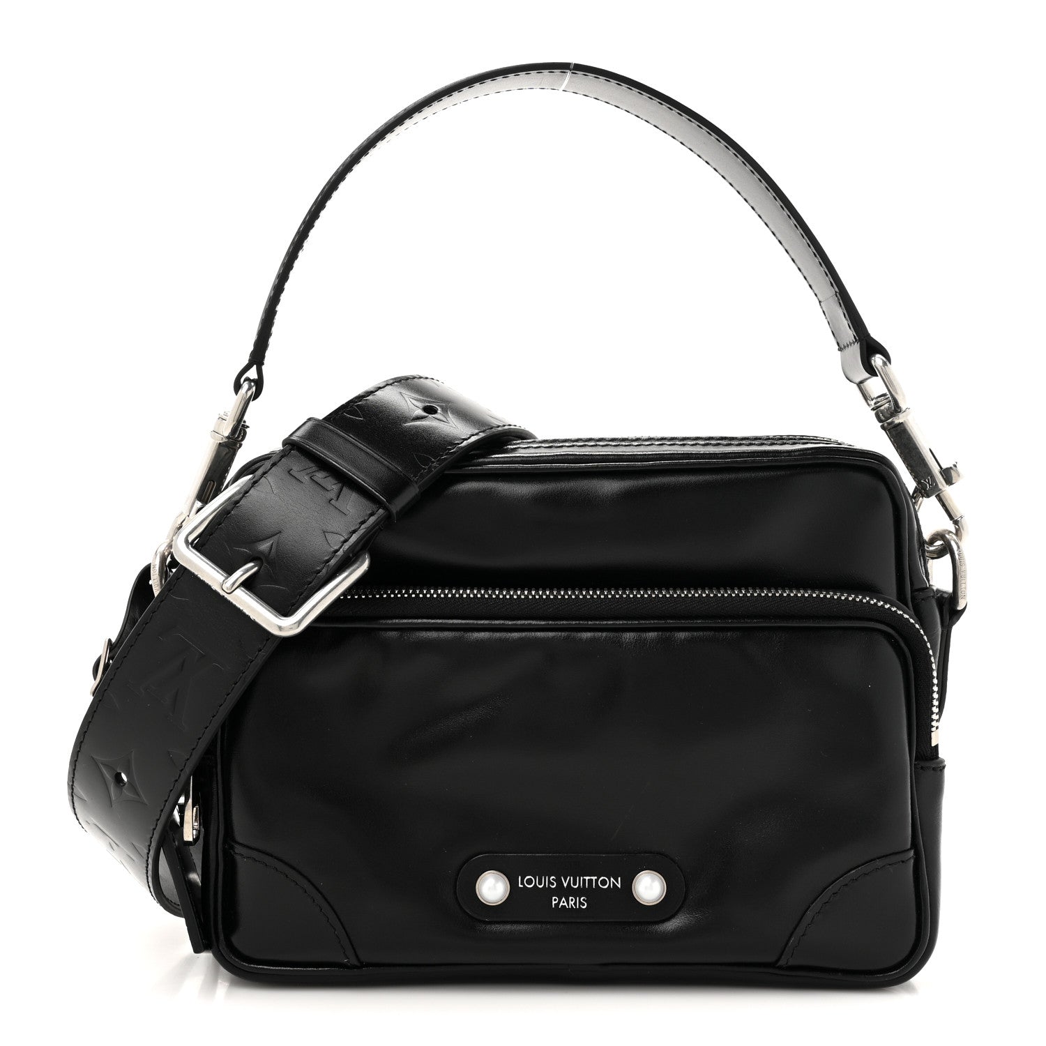 Louis Vuitton Calfskin Nil City Bag Black 1 of 9