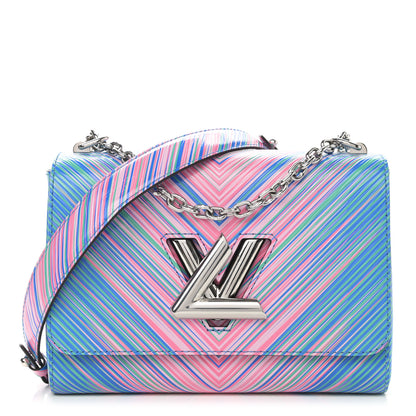 Louis Vuitton Epi Tropical Twist Shoulder Bag MM Blue Rose 1 of 8