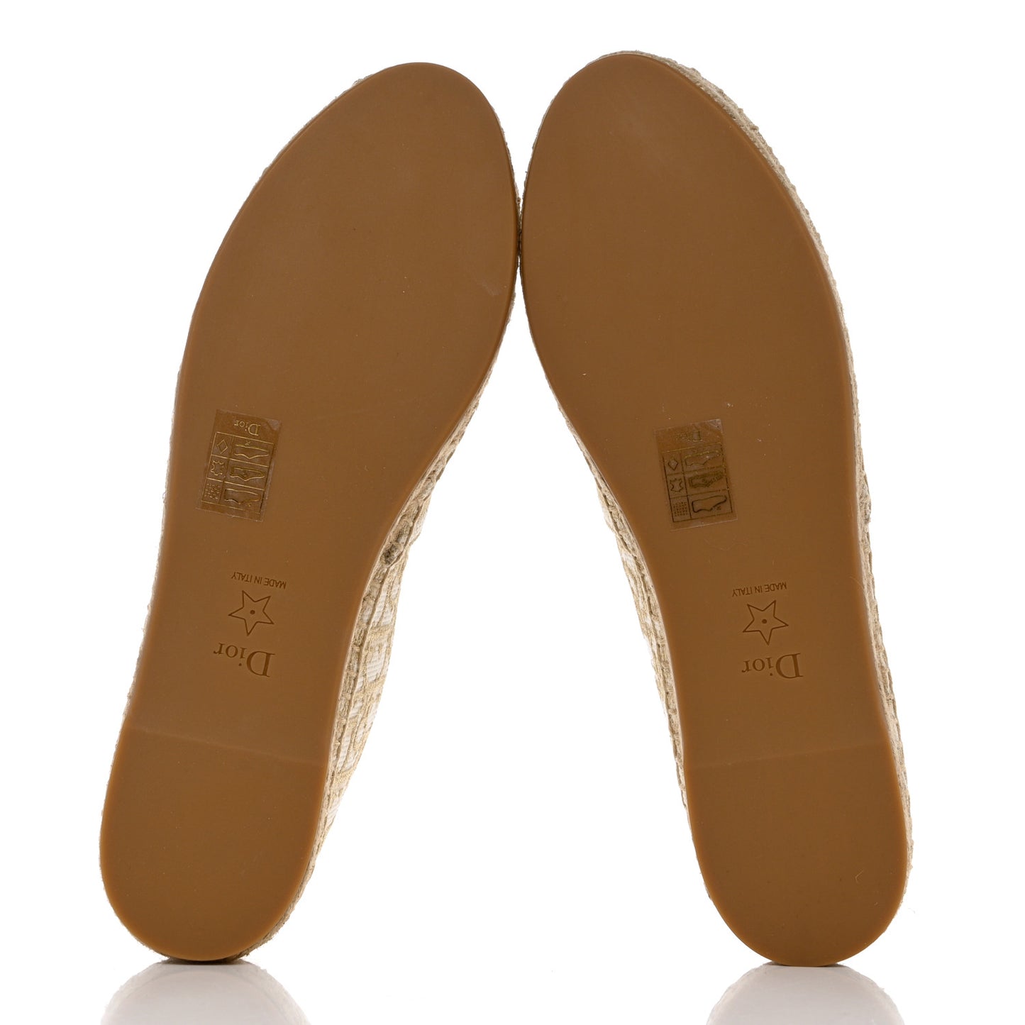 Oblique Embroidered Granville 15mm Espadrilles 41 Cream