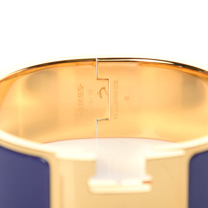 Hermes Enamel Wide Clic Clac H Bracelet PM Violet 5 of 5