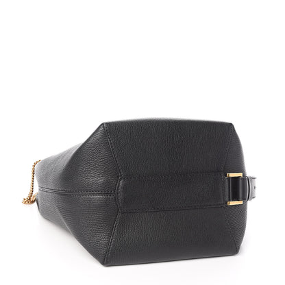 Givenchy Grained Calfskin GV Bucket Bag Black 4 of 10
