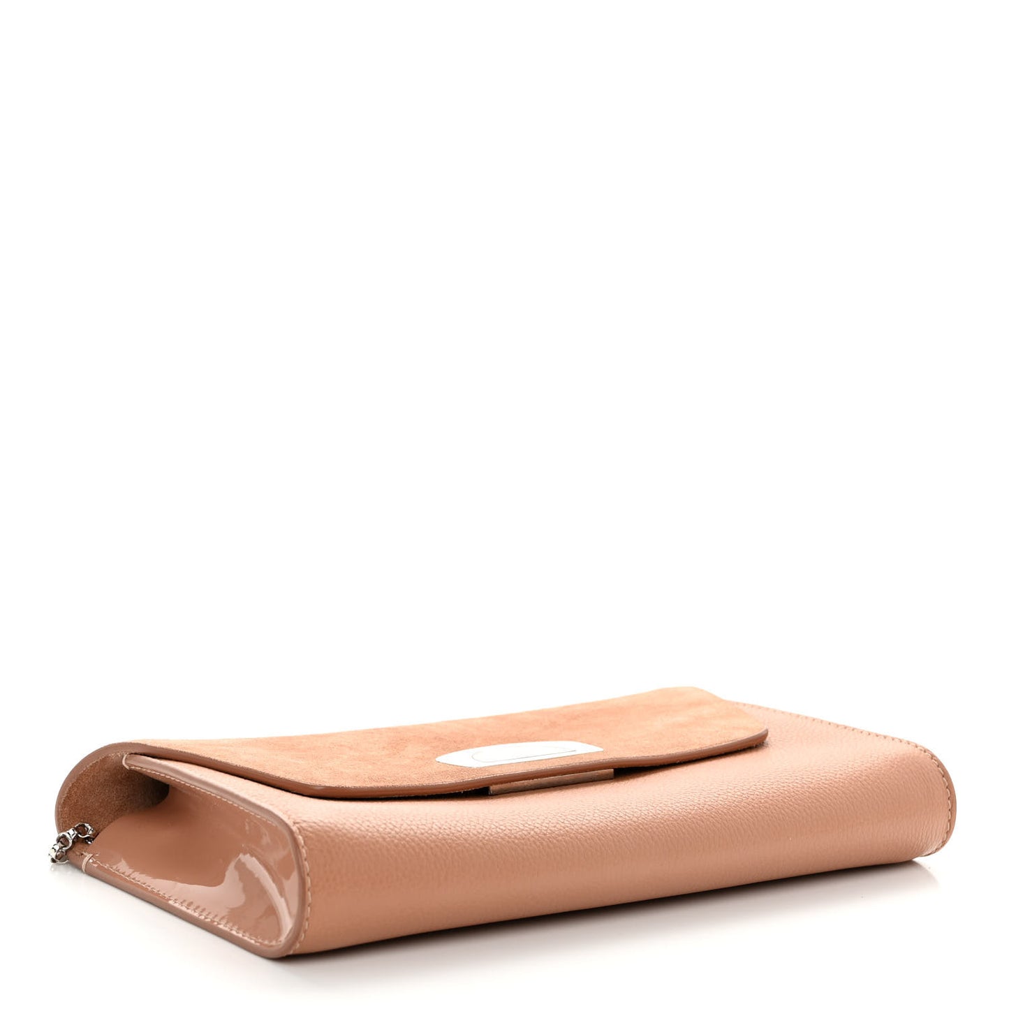 Veau Velours Calfskin Vero Dodat Clutch Nude