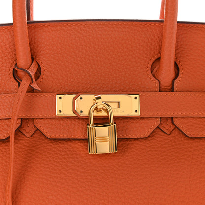 Hermes Togo Birkin 30 Orange 6 of 12