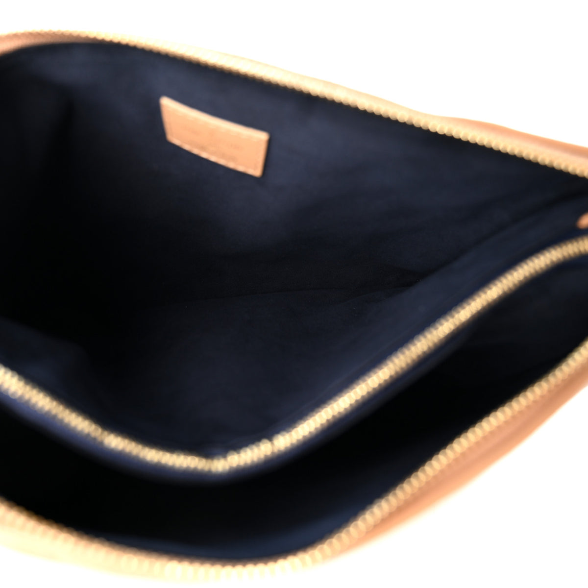 Lambskin Embossed Monogram Coussin MM Taupe