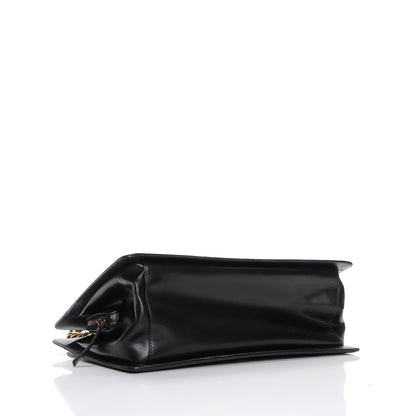 Chanel Glazed Calfskin Boy Tote Black 4 of 7