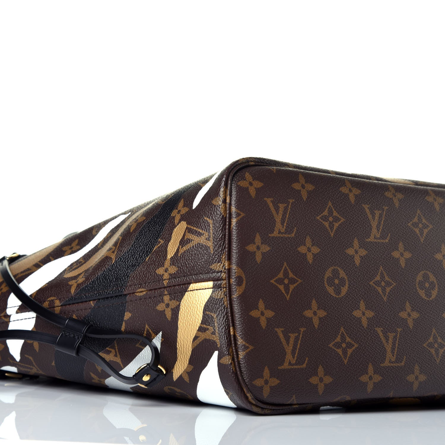 Louis Vuitton X LOL Monogram Neverfull MM Gold Silver 8 of 10