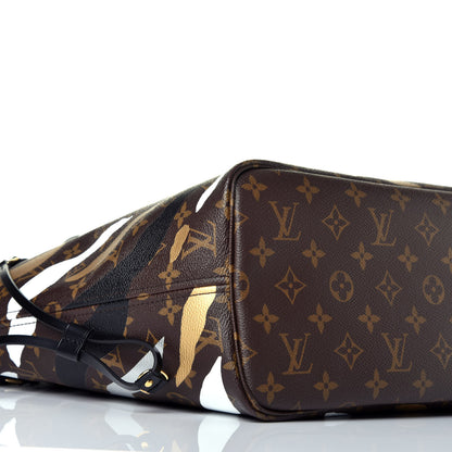Louis Vuitton X LOL Monogram Neverfull MM Gold Silver 8 of 10