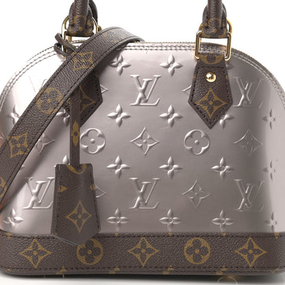 Louis Vuitton Vernis Monogram Alma BB Taupe Metallise 15 of 27