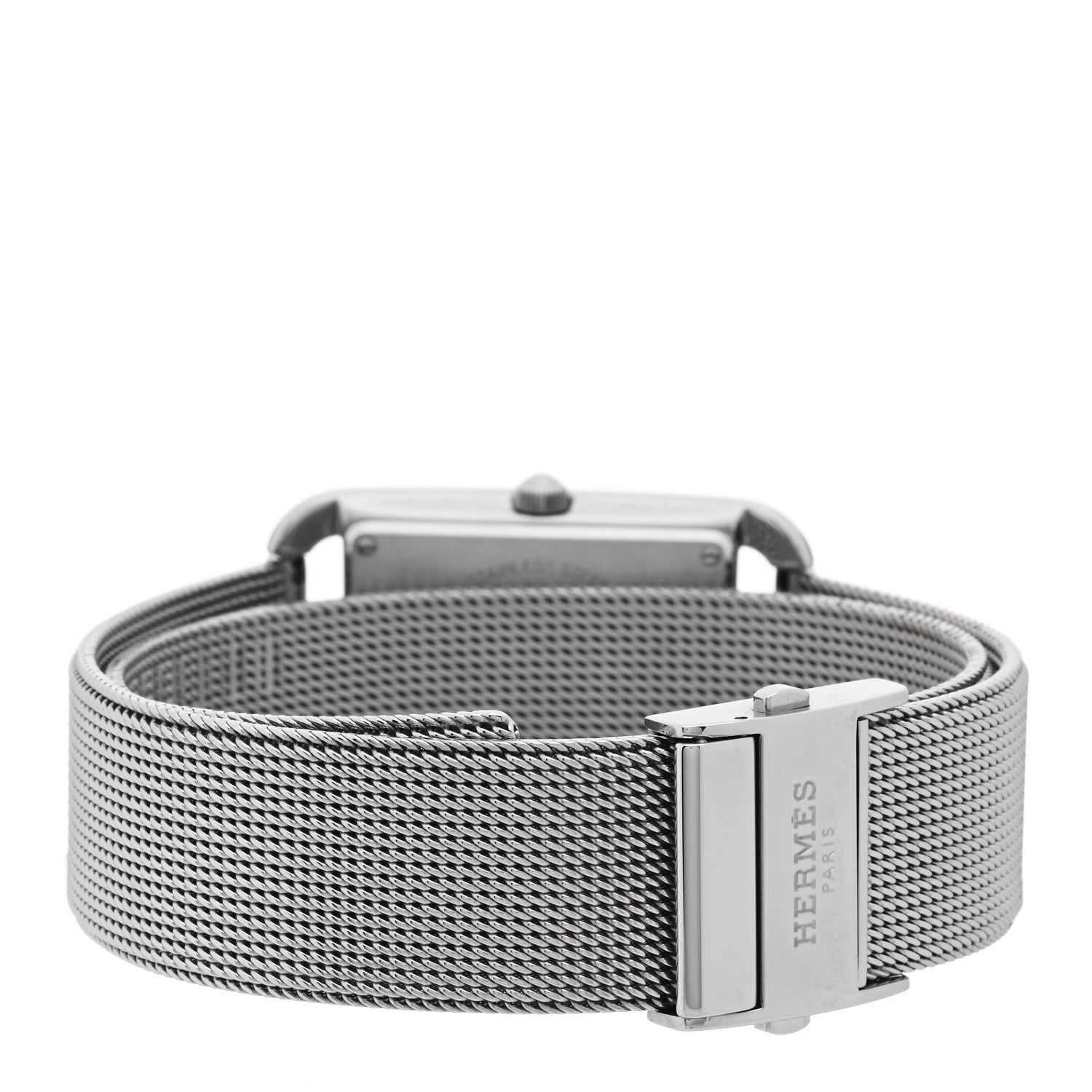 Hermes Stainless Steel 29mm Cape Cod Double Tour Quartz Watch Silver 3 of 5