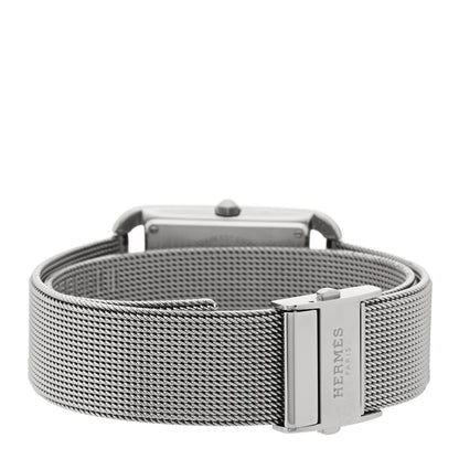 Hermes Stainless Steel 29mm Cape Cod Double Tour Quartz Watch Silver 3 of 5