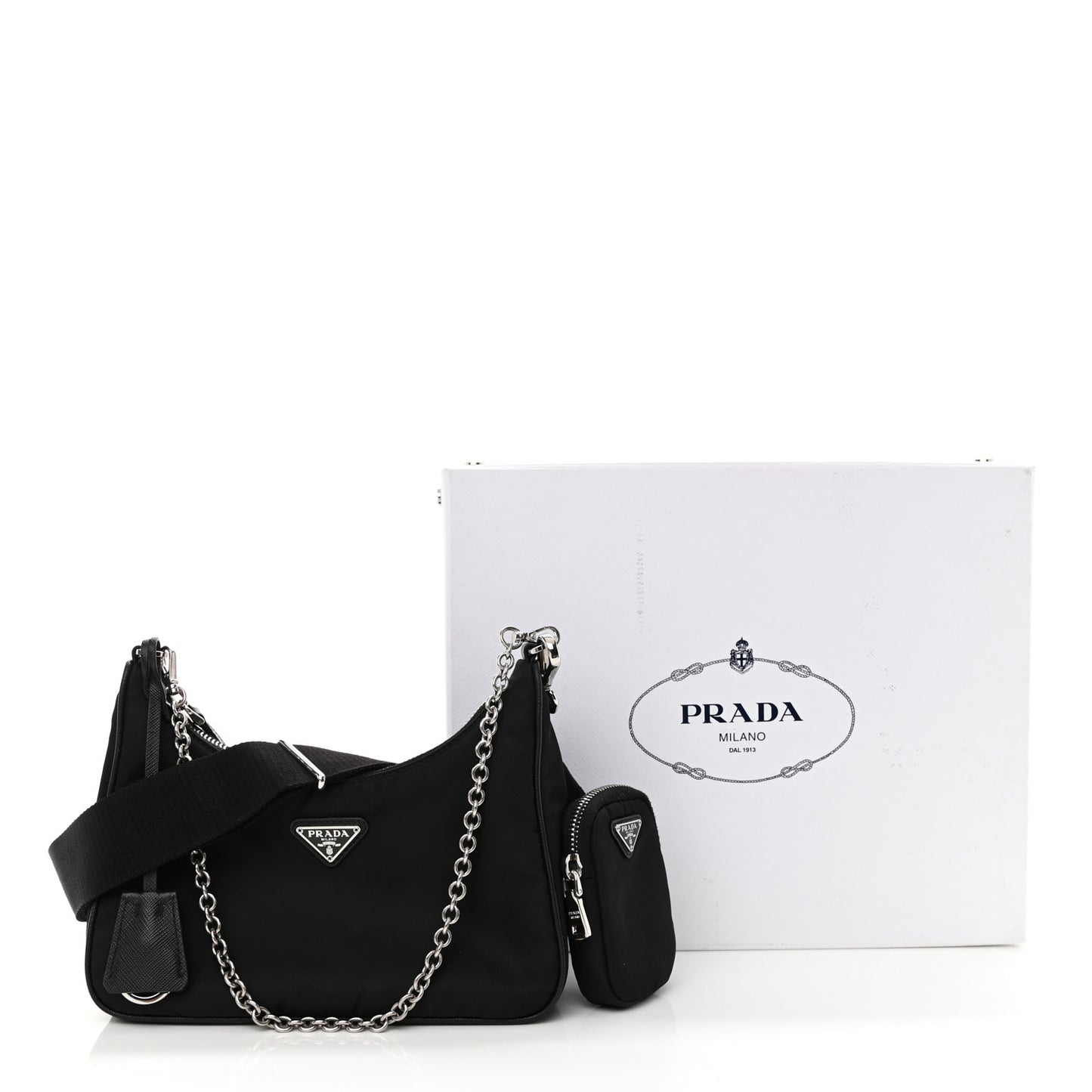 Nylon Re-Edition 2005 Shoulder Bag Black