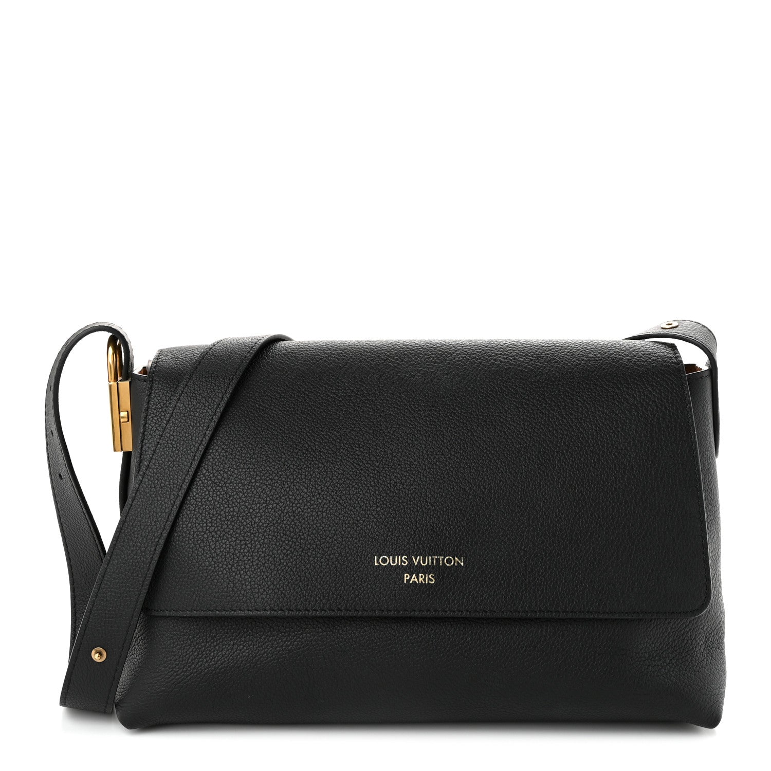Louis Vuitton Grained Calfskin Low Key Messenger Black 1 of 10