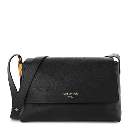 Louis Vuitton Grained Calfskin Low Key Messenger Black 1 of 10