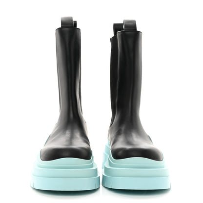 Bottega Veneta Calfskin Womens The Tire Chelsea Boots 39 Black Flannel 2 of 7