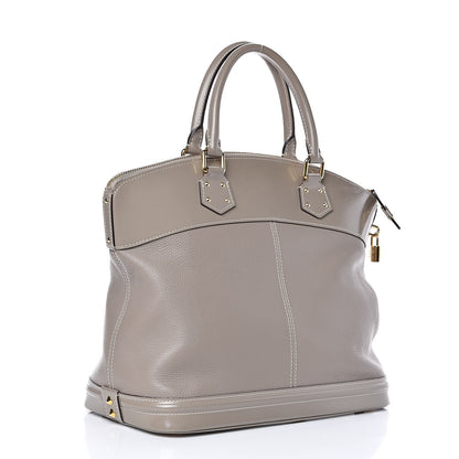 Louis Vuitton Suhali Lockit MM Greige 3 of 13