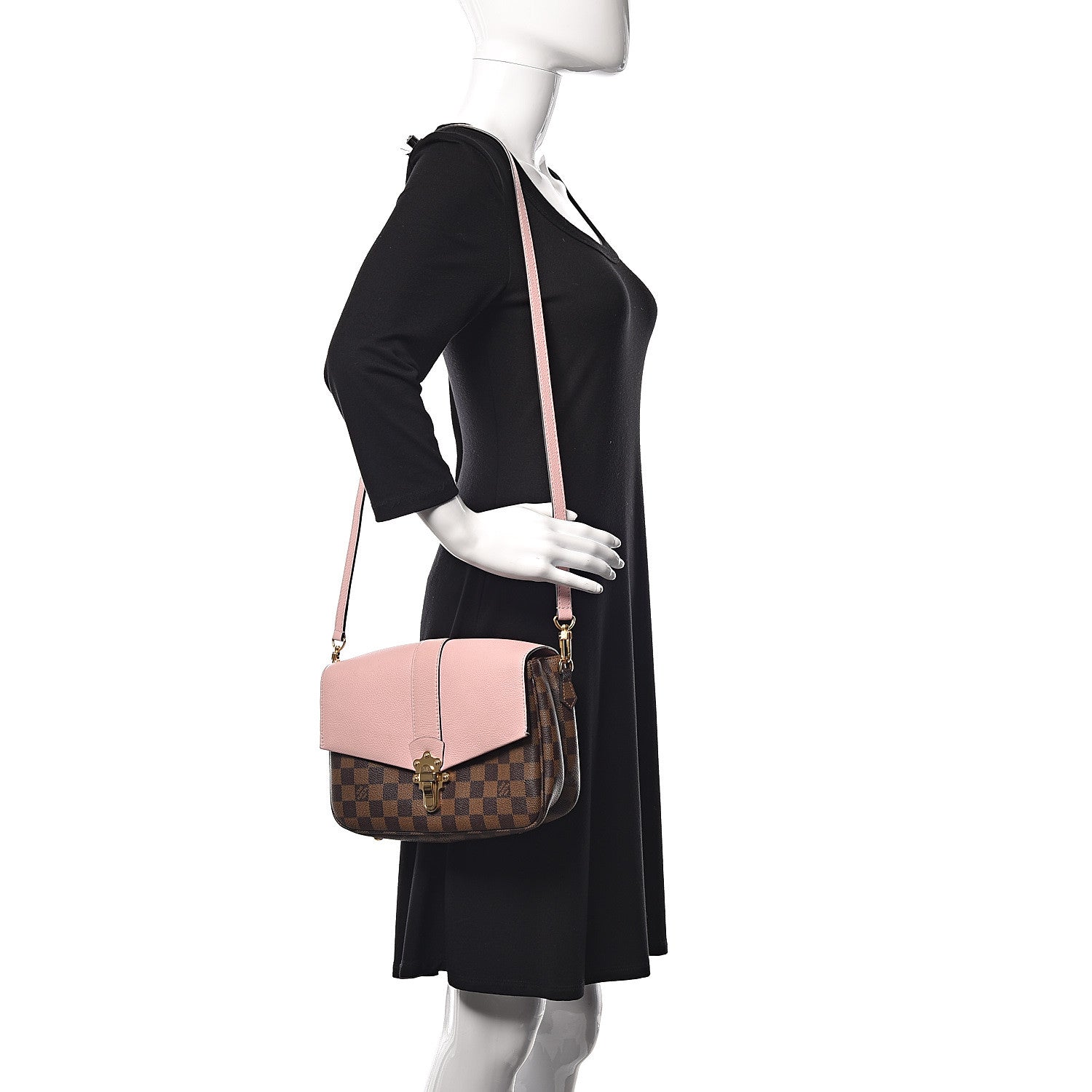 Louis Vuitton Damier Ebene Clapton Magnolia 2 of 11