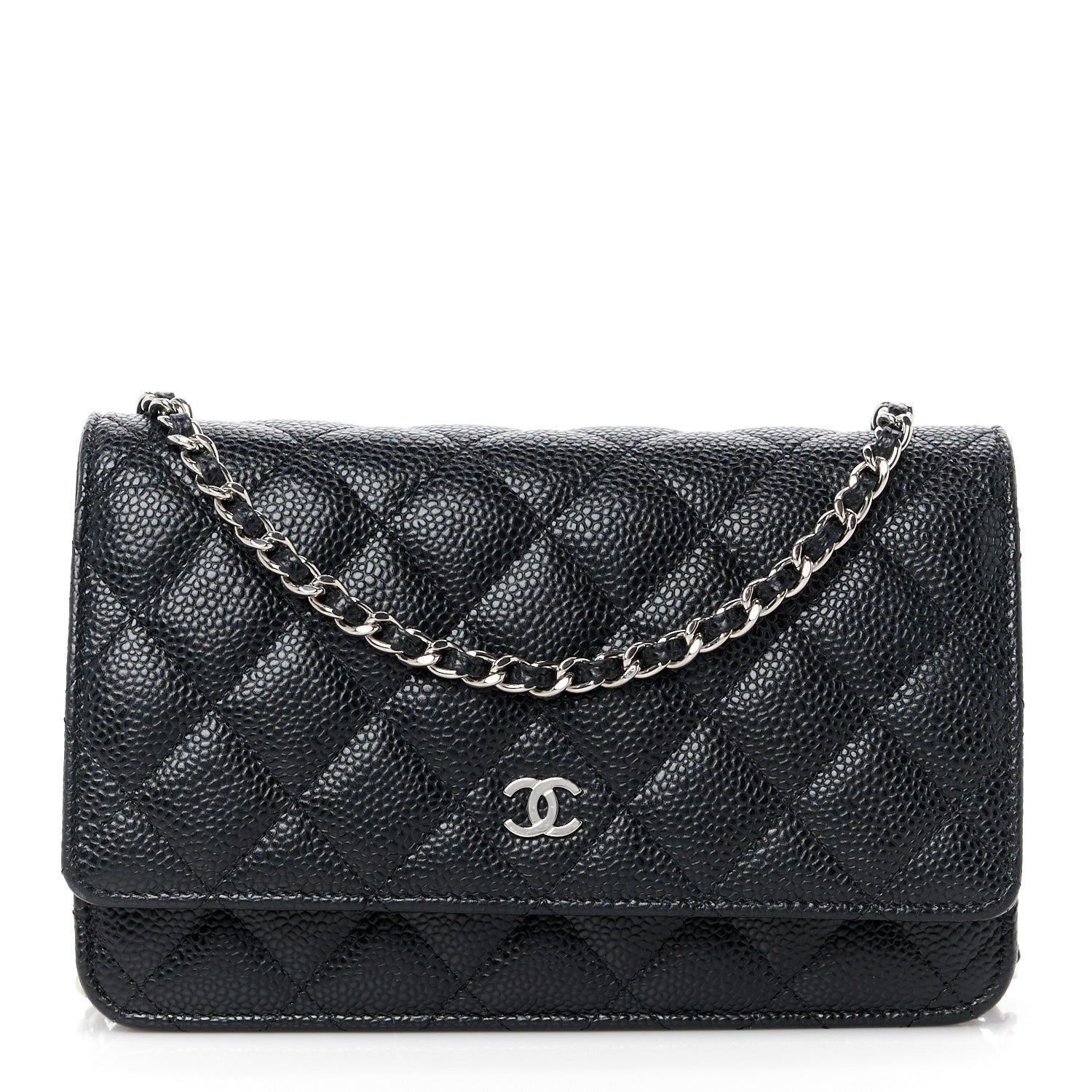 Chanel Caviar Quilted Wallet on Chain WOC Black 1 of 11
