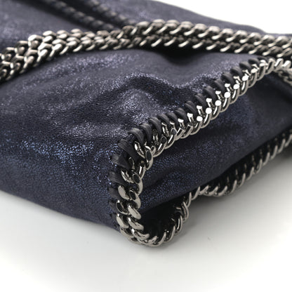 Stella McCartney Shaggy Deer Falabella Fold Over Tote Navy 9 of 9