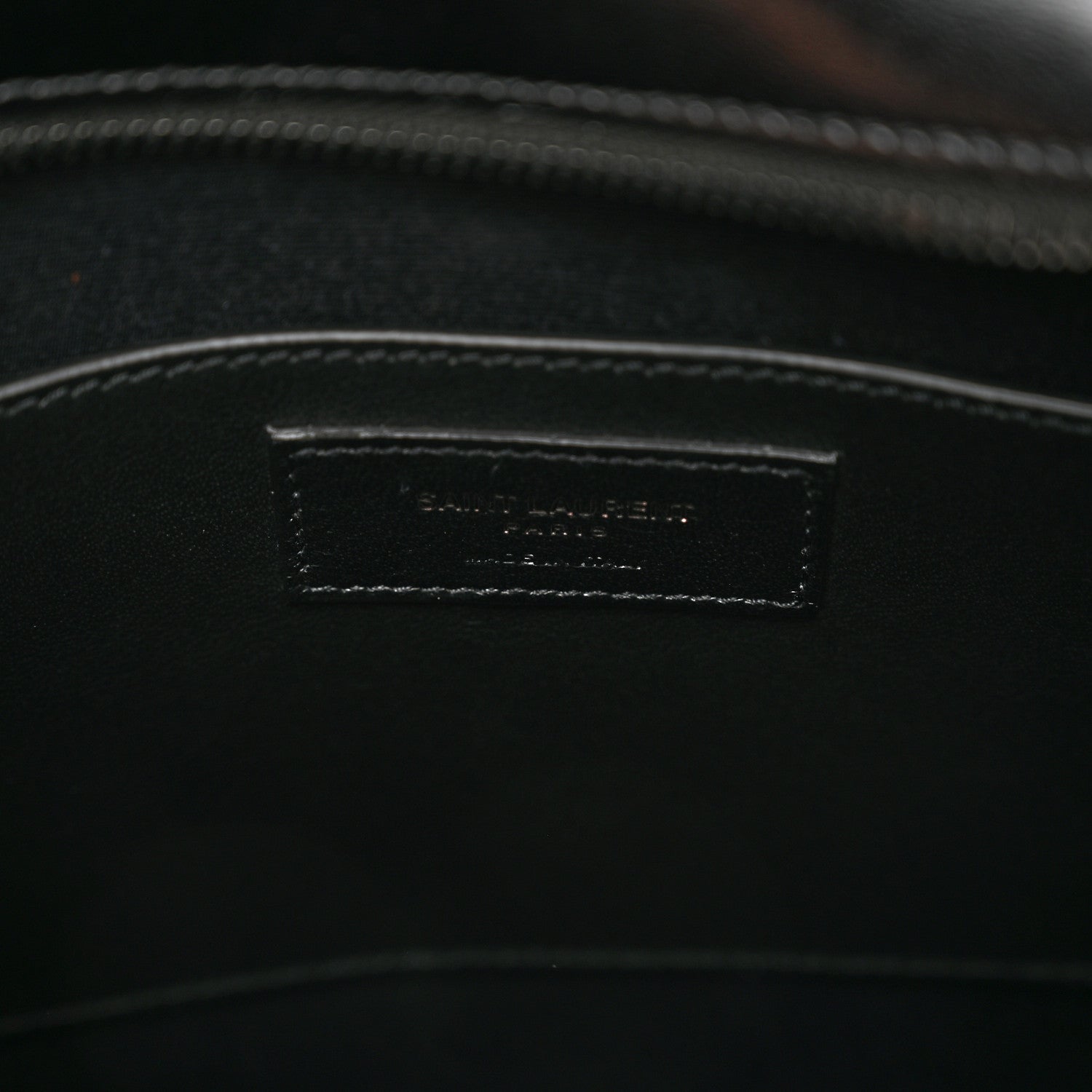 Saint Laurent Shiny Calfskin Small Uptown Tote Black 7 of 9