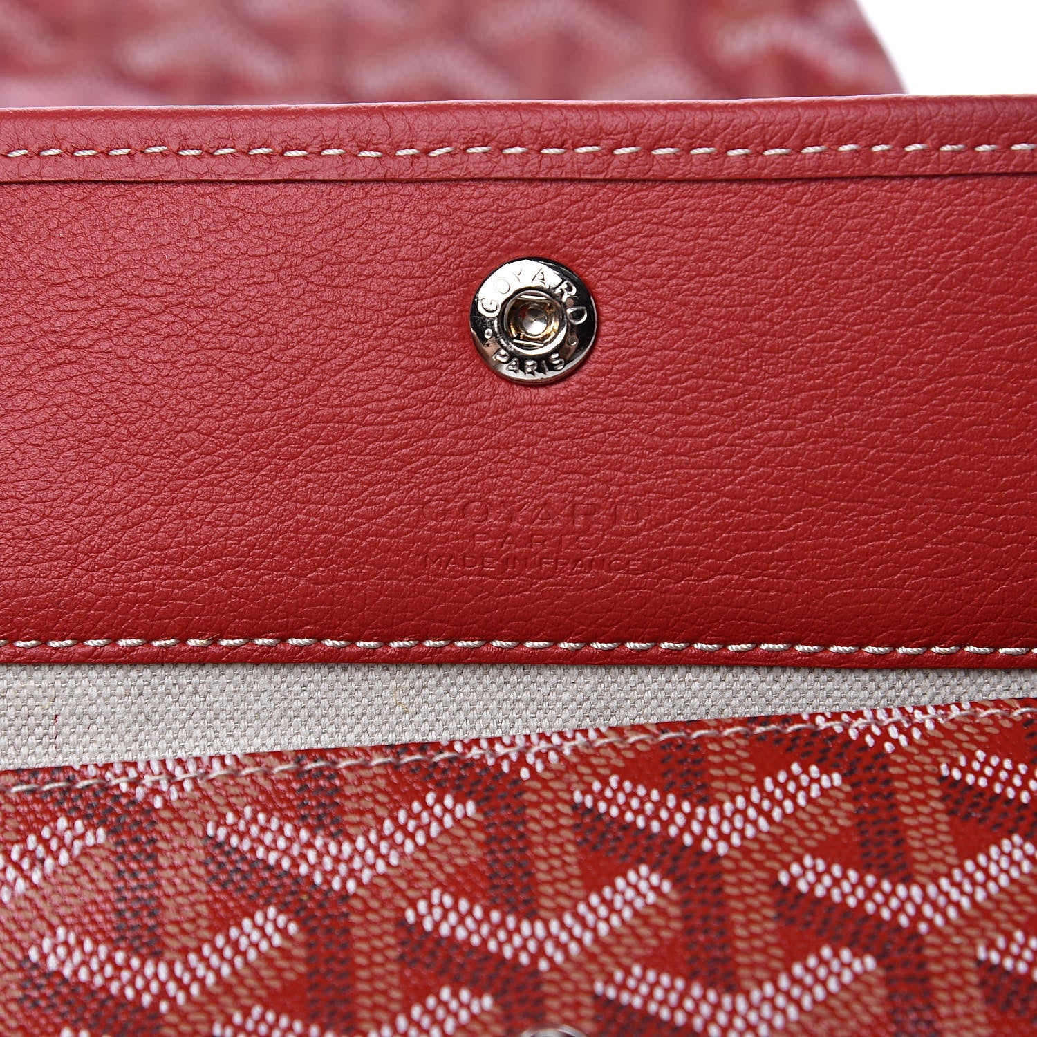 Goyard Goyardine Saint Louis PM Red 6 of 12
