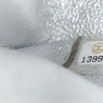 Chanel Metallic Lambskin Quilted Maxi Single Flap Silver 8 of 12