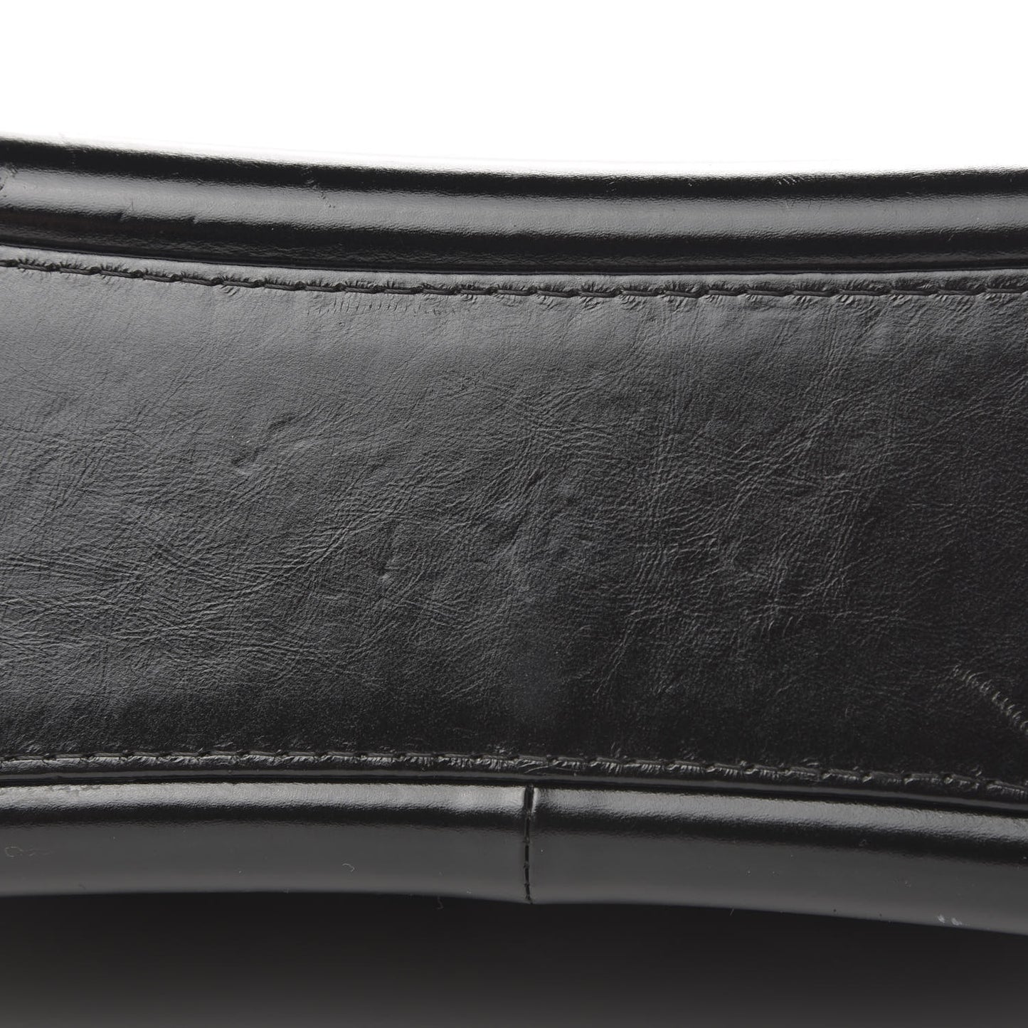 Aged Calfskin Quilted Medium Gabrielle Hobo Black