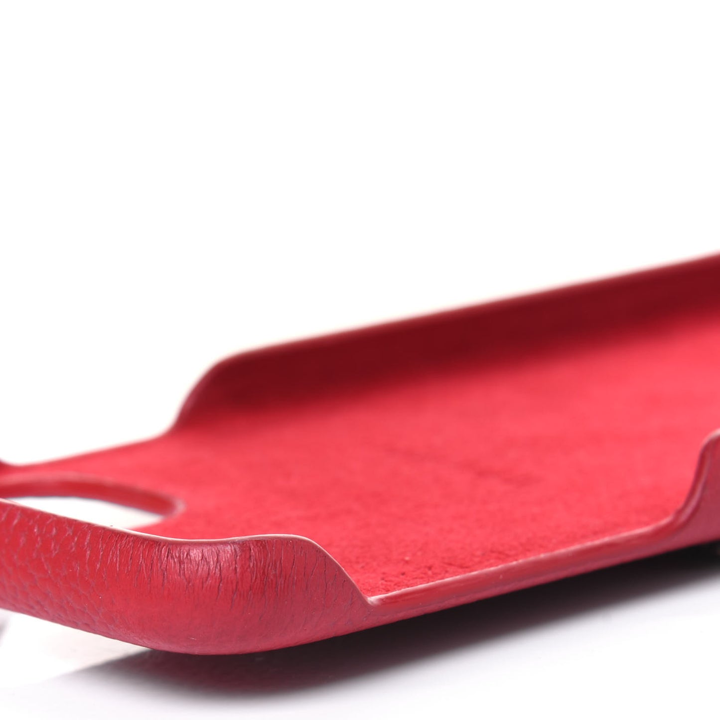 Calfskin Monogram iPhone 11 Pro Max Bumper Scarlet