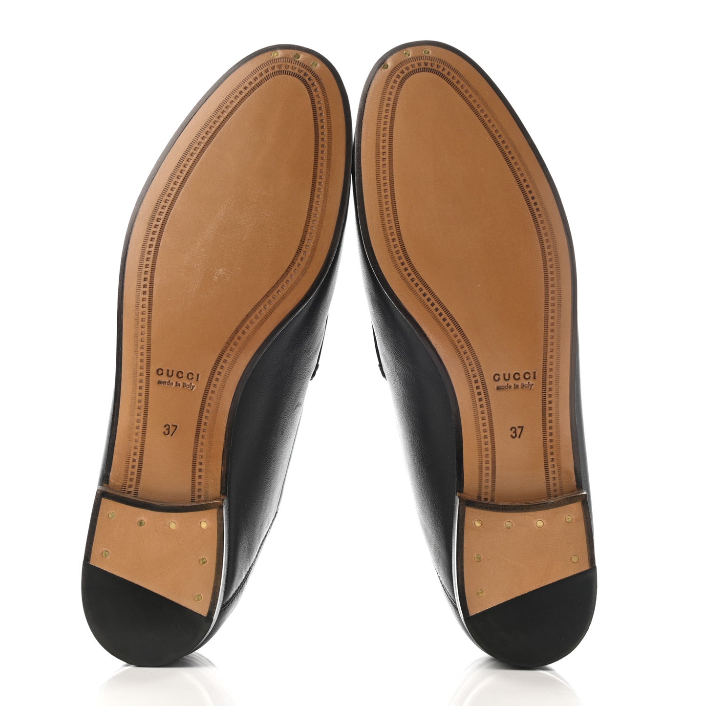 Lambskin Womens Brixton Horsebit Loafers 37 Black