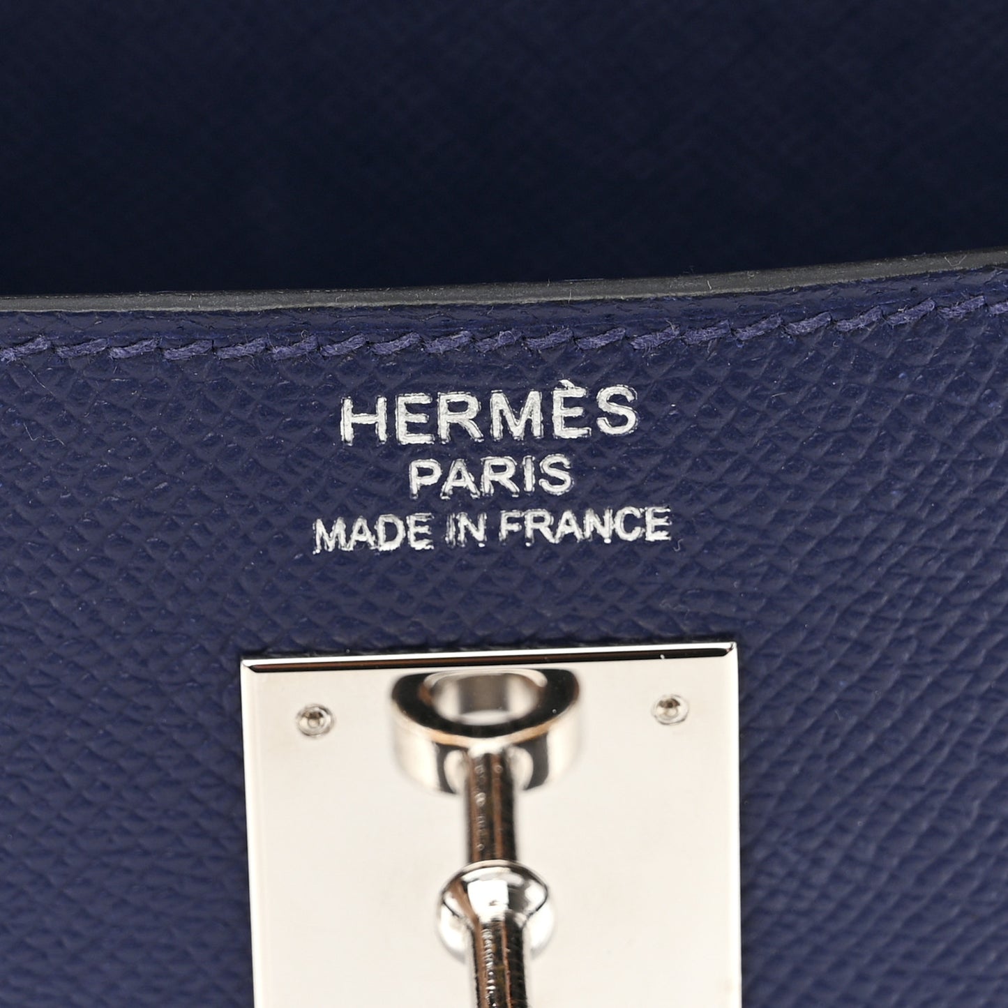 Epsom Kelly Sellier 35 Bleu Saphir
