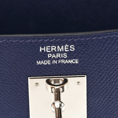 Hermes Epsom Kelly Sellier 35 Bleu Saphir 6 of 13
