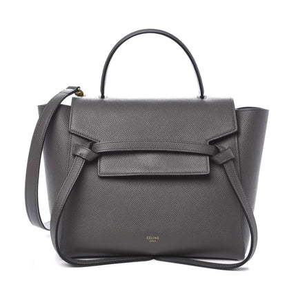 Celine Grained Calfskin Micro Belt Bag Grey 1 of 10