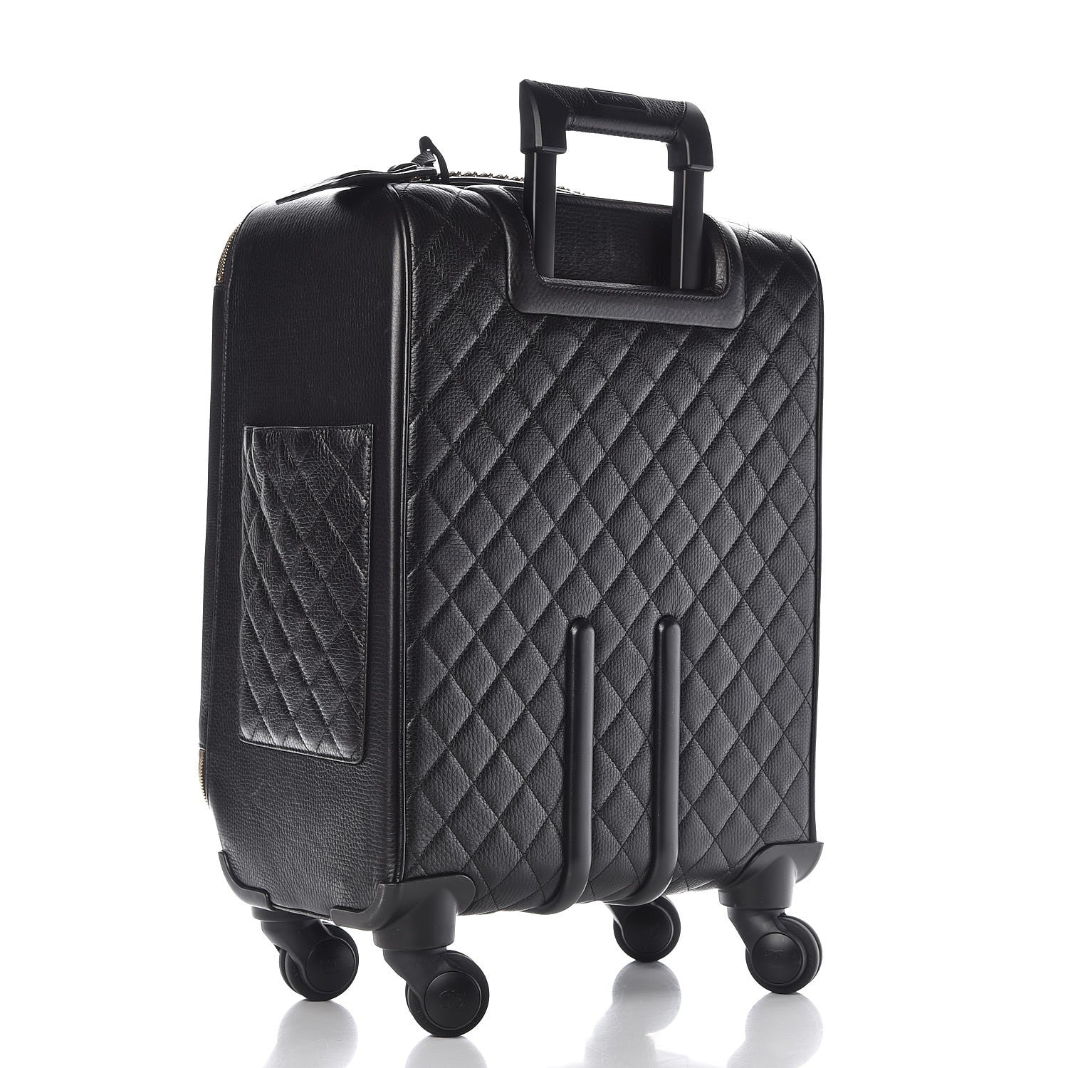 Chanel Calfskin Quilted Coco Case Trolley Black 3 of 15