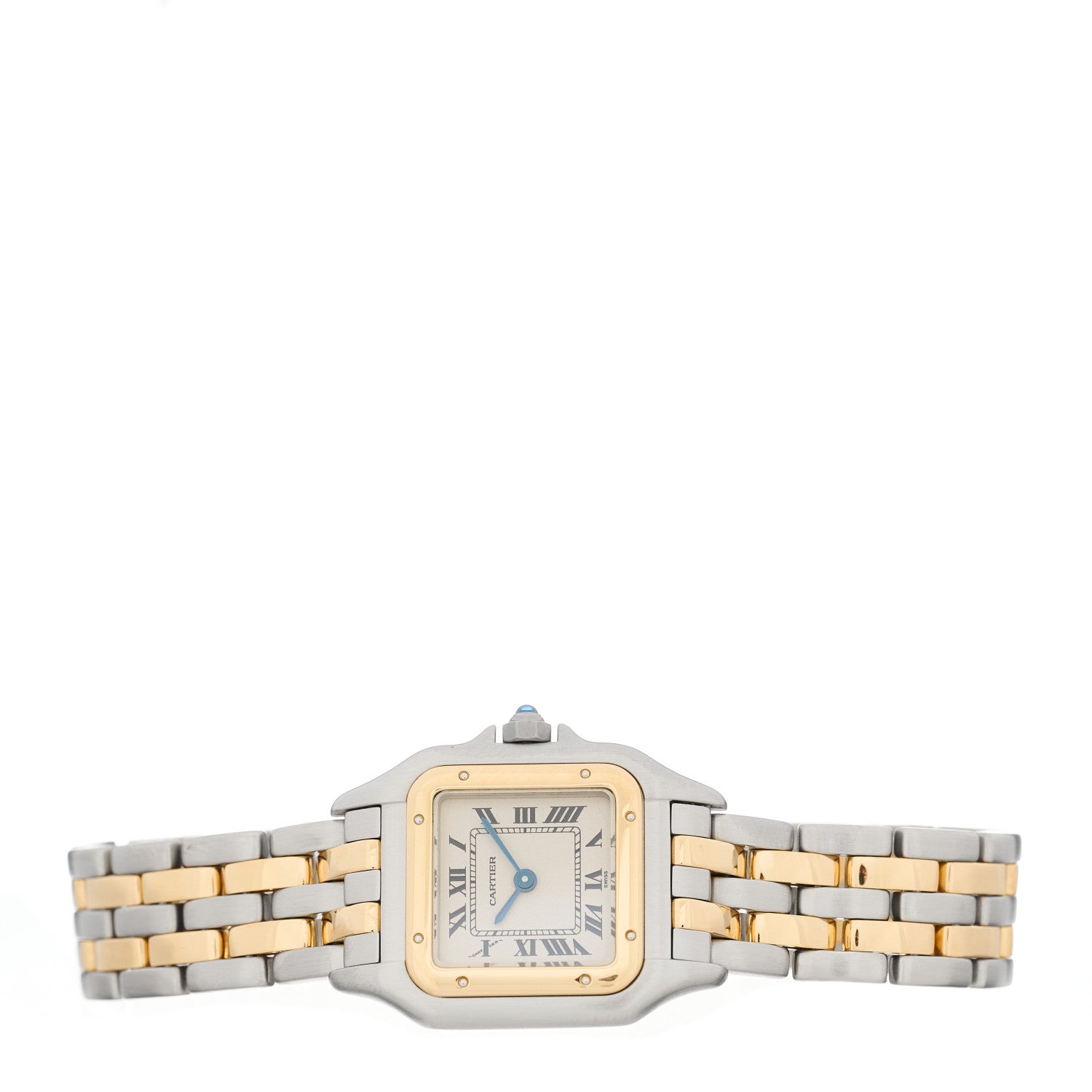 Cartier Stainless Steel 18K Yellow Gold 22mm Panthere Quartz Watch 2 of 4