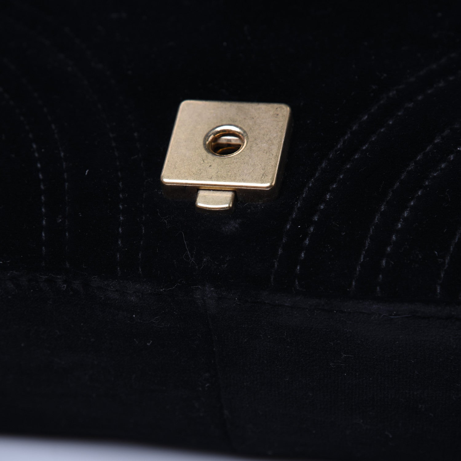 Gucci Velvet Matelasse Mini GG Marmont Shoulder Bag Black 16 of 18