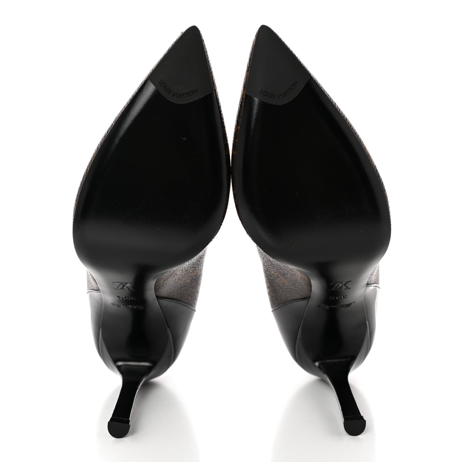 Louis Vuitton Monogram Cherie Pumps 39.5 Black 5 of 11