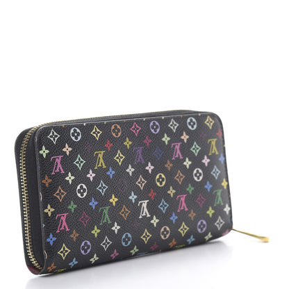 Louis Vuitton Monogram Multicolor Zippy Wallet Black Grenade 3 of 10