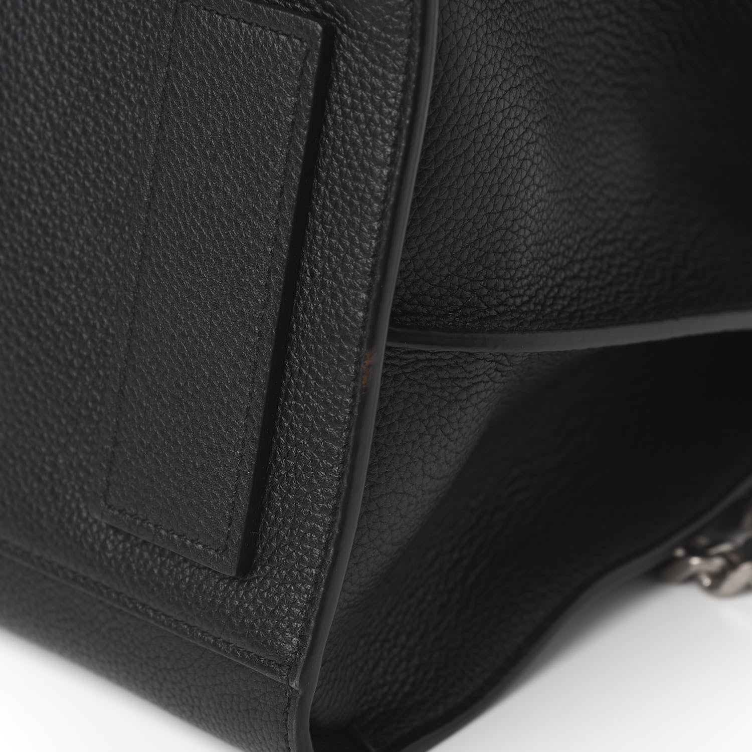 Saint Laurent Grained Calfskin Small Supple Sac De Jour Duffle Black 9 of 10