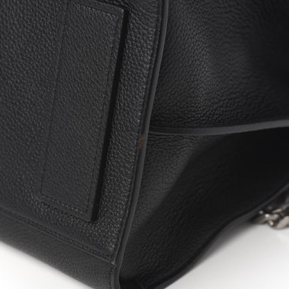 Saint Laurent Grained Calfskin Small Supple Sac De Jour Duffle Black 9 of 10