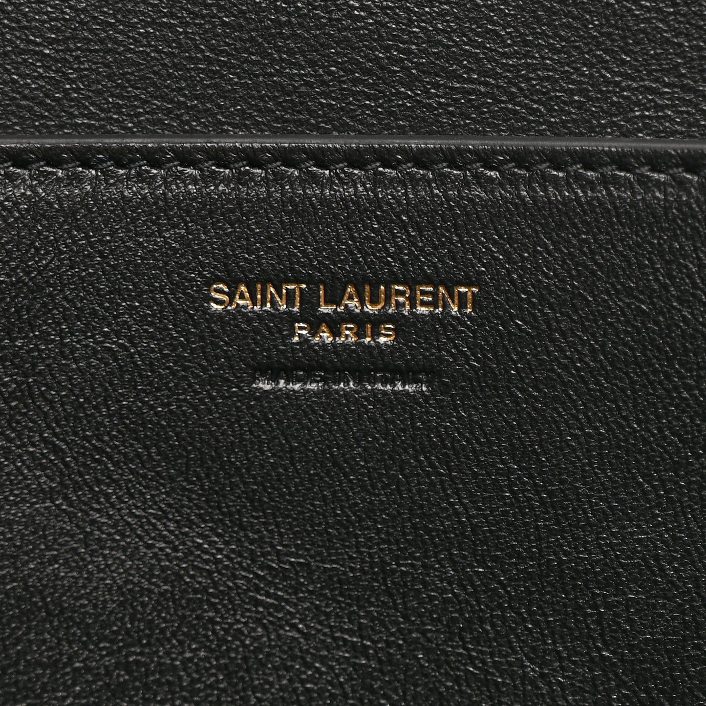 Suede Large Cassandre Pouch On Chain Caramel Cognac