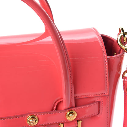 Versace Patent Small Signature Bag Pink 12 of 13
