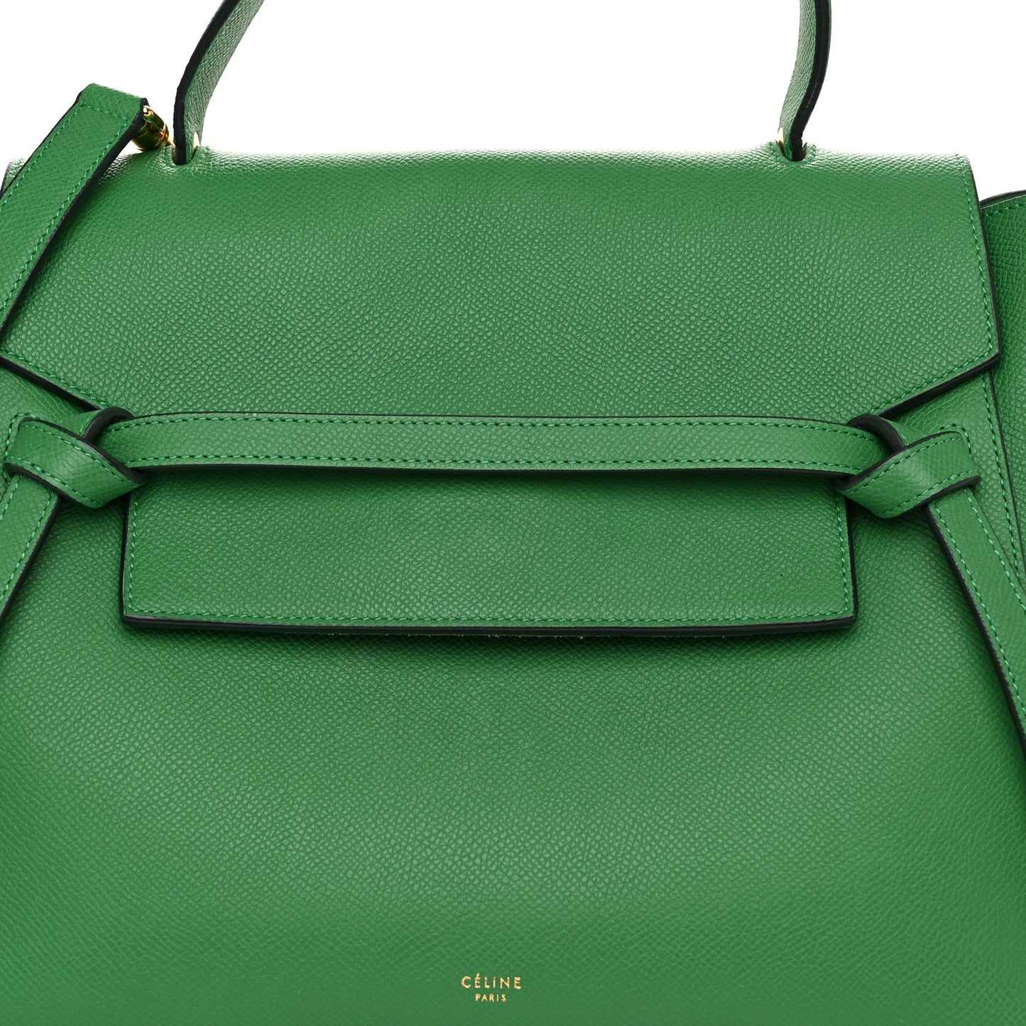 Grained Calfskin Mini Belt Bag Mint