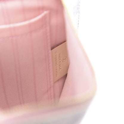Louis Vuitton Damier Azur Neverfull MM GM Pochette Rose Ballerine 7 of 7