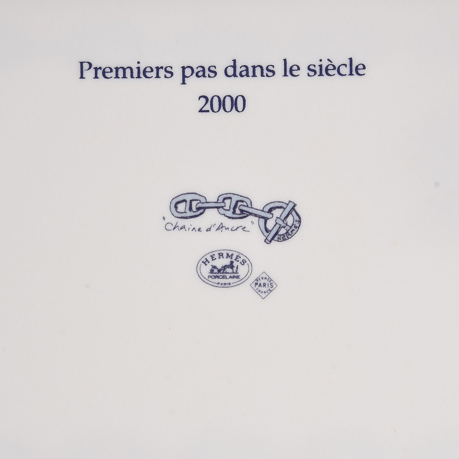 Hermes Porcelain Chaine d'Ancre Sushi Plate 7 of 8
