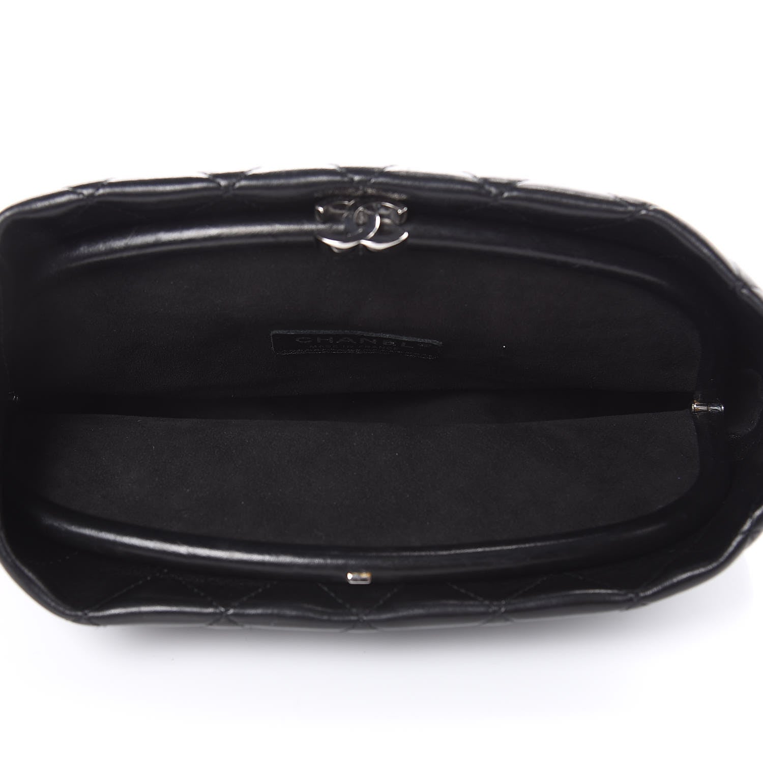 Chanel Lambskin Quilted Clutch Black 5 of 9