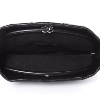 Chanel Lambskin Quilted Clutch Black 5 of 9