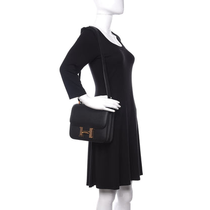 Hermes Epsom Constance 24 Black 2 of 11