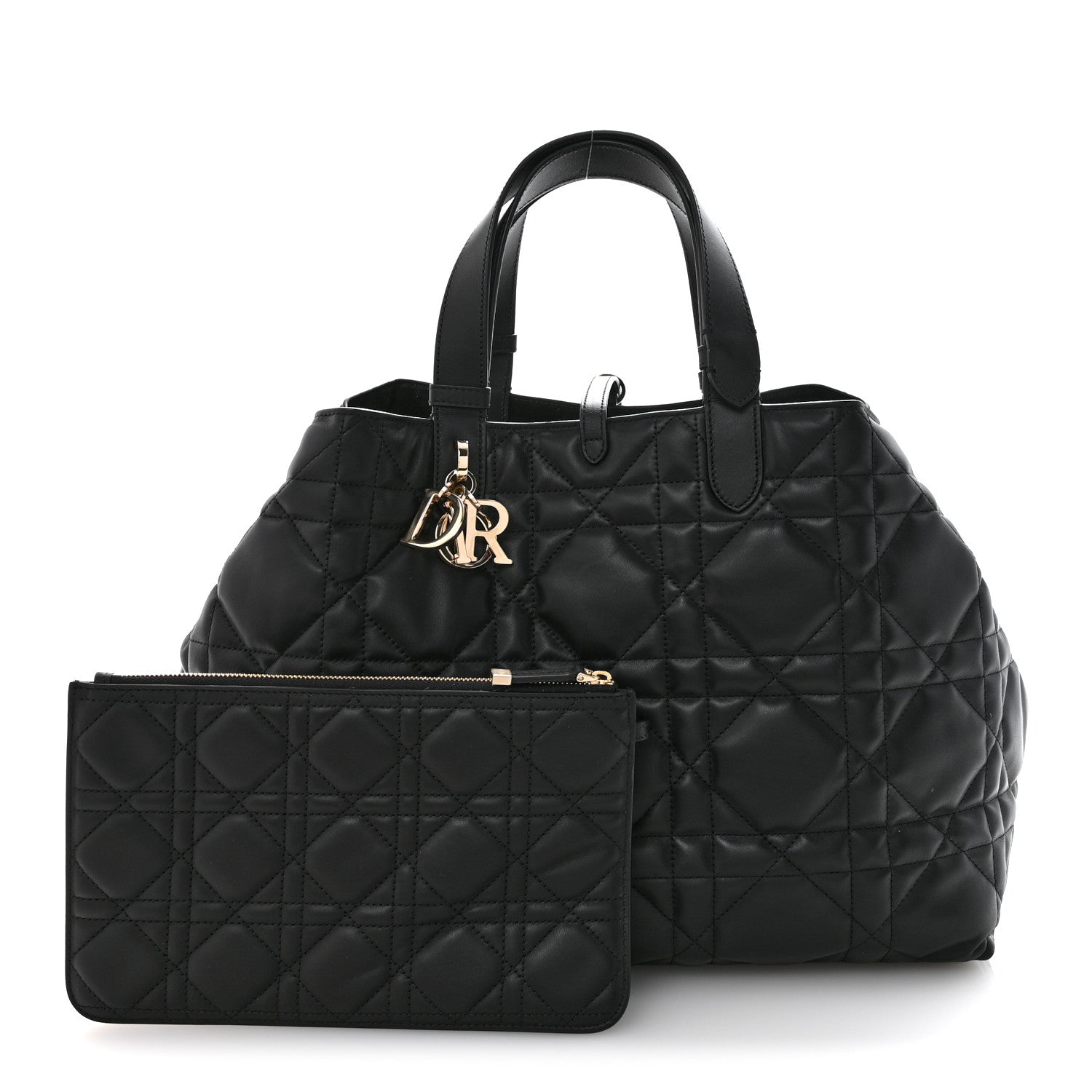 Christian Dior Calfskin Macrocannage Large Toujours Black 3 of 11