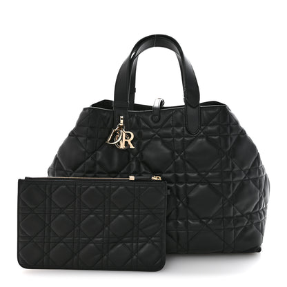 Christian Dior Calfskin Macrocannage Large Toujours Black 3 of 11