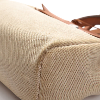 Hermes Toile Vache Calfskin Herbag 30 PM Backpack Natural 9 of 18