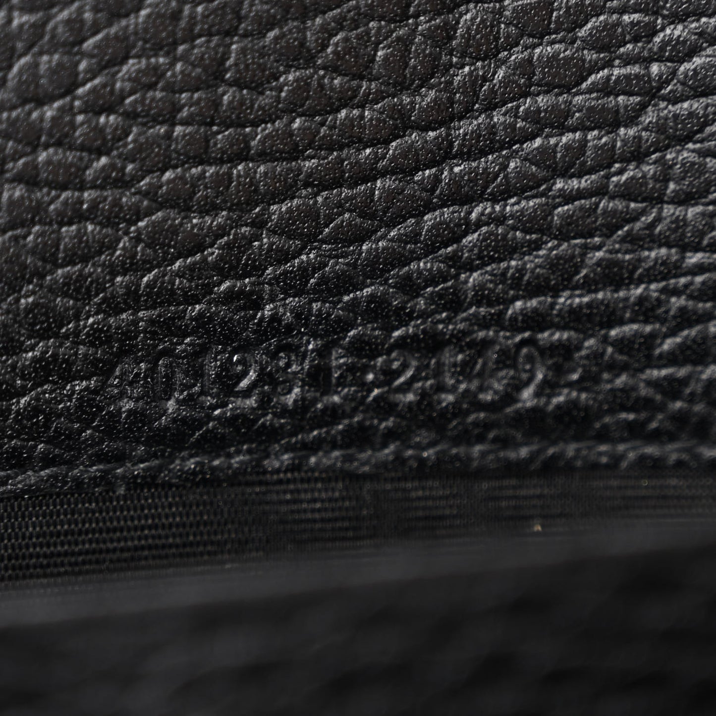 Calfskin Mini Dionysus Chain Wallet Black